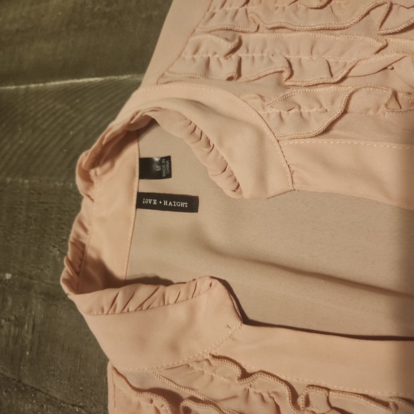 Mauve Pink Sheer Blouse - Picture 3 of 4